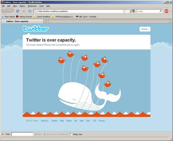 vuvuzela tweeter DOS