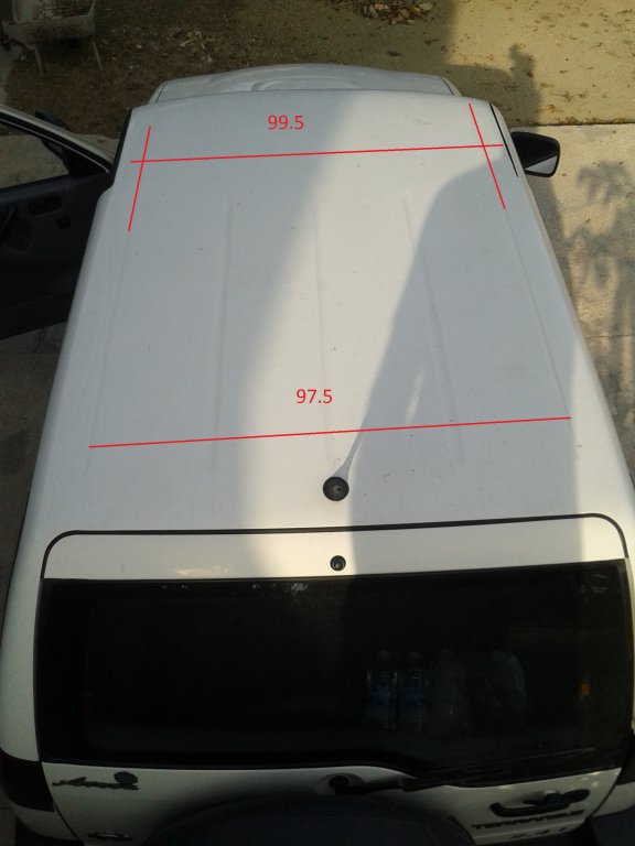 Багажник на тавана за Nissan Terrano II - къса база - OFFRoad-Bulgaria.com
