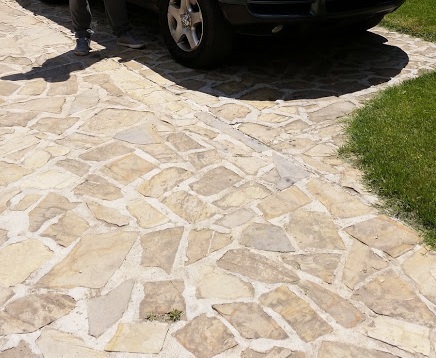 Полагане на естествен камък върху бетон - OFFRoad-Bulgaria.com