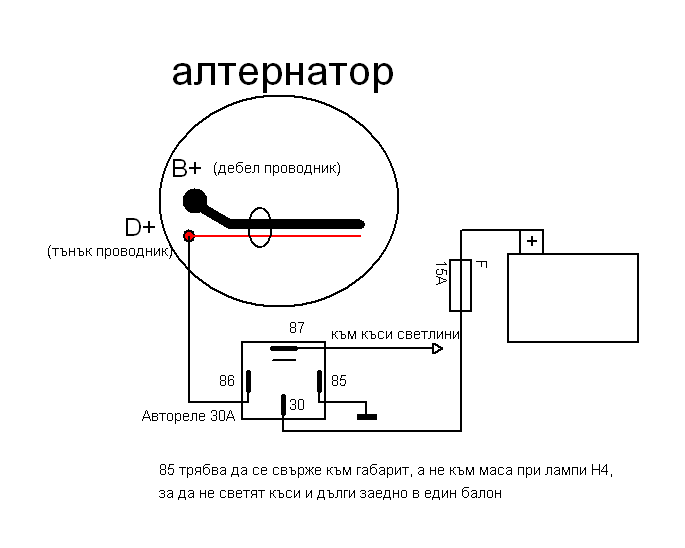 Свързване на автоматични дневни светлини на Витара, 96та, 16V, ДБ -  OFFRoad-Bulgaria.com