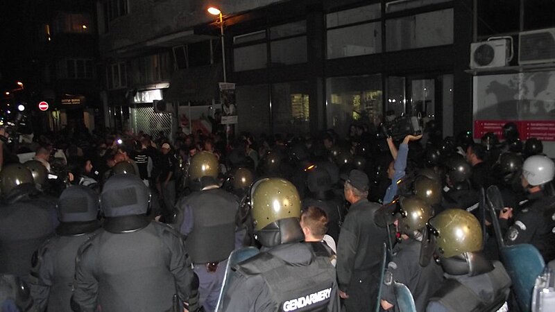 Вчера в столицата имаше сблъсъци между протестиращи и полиция