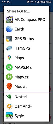 POI exchange options TO