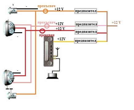 Електрическа схема за УАЗ - OFFRoad-Bulgaria.com