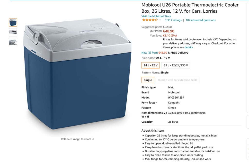 Натиснете снимката за да я уголемите

Име:Screenshot 2021-06-17 at 22-29-08 Mobicool U26 Portable Thermoelectric Cooler Box, 26 Litres, 12 V, for Cars, Lorries Amazo[...].png
Прегледи:4478
Размер:253.9 КБ
ID:6749293