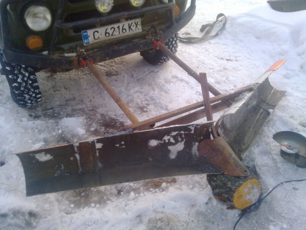 Гребло за снегопочистване за УАЗ - от къде? - OFFRoad-Bulgaria.com