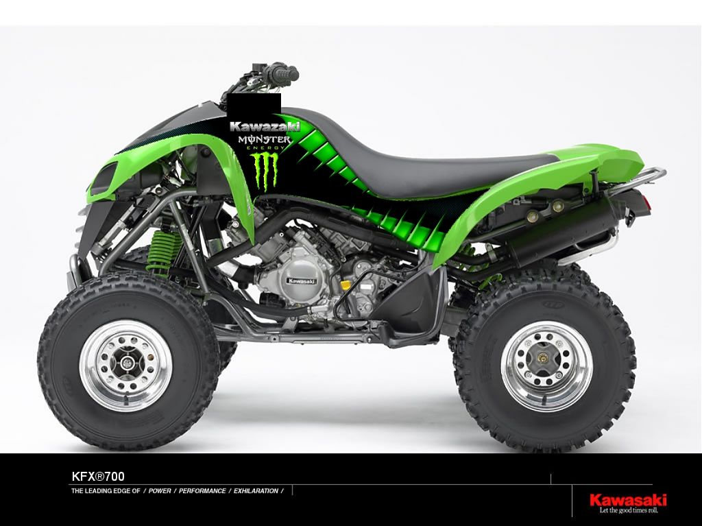 Стикери за Kawasaki KFX 700 - OFFRoad-Bulgaria.com