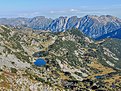 Седефените езера, а горе са наредени Мальовица, Орловец, Купените...